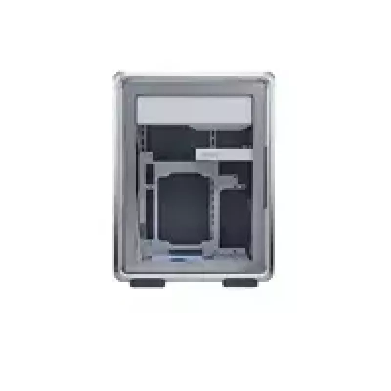 Kompiuterio korpusas Cooler Master MasterFrame 400 Mesh Sidabrinė, mATX, permatomas šoninis skydelis, 1x 120 mm ARGB ventiliatorius