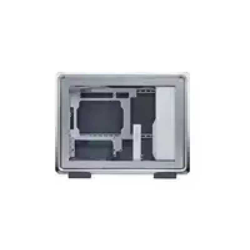 Kompiuterio korpusas Cooler Master MasterFrame 400 Mesh Sidabrinė, mATX, permatomas šoninis skydelis, 1x 120 mm ARGB ventiliatorius