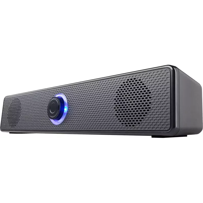 Nešiojamas garsiakalbis DEFENDER Z2 juodas, laidinis USB, 6 W RMS, SNR 70 dB, 80–18000 Hz, kubo dizainas