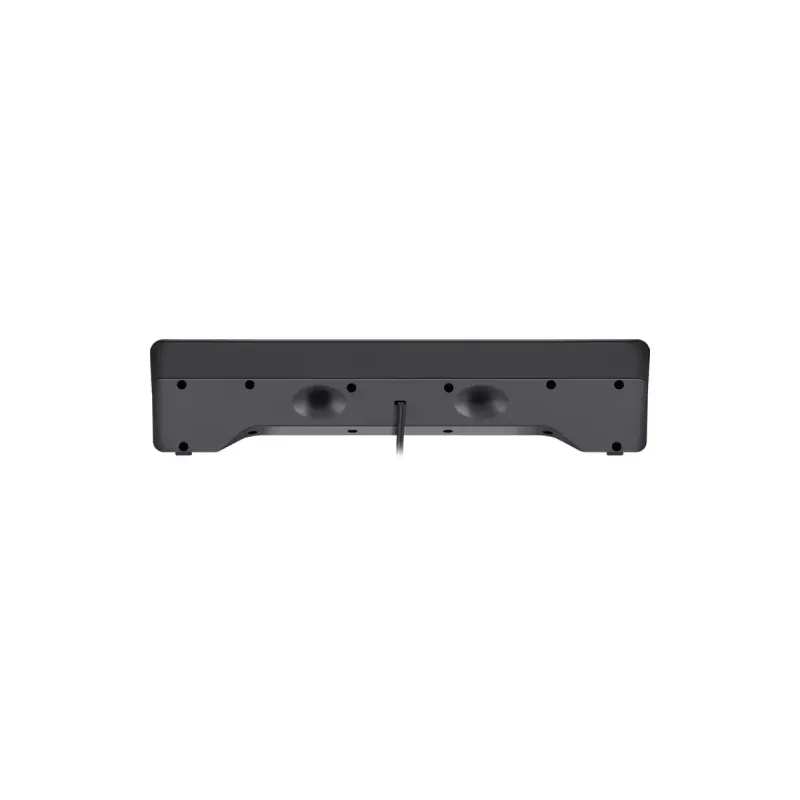 Nešiojamas garsiakalbis DEFENDER Z2 juodas, laidinis USB, 6 W RMS, SNR 70 dB, 80–18000 Hz, kubo dizainas