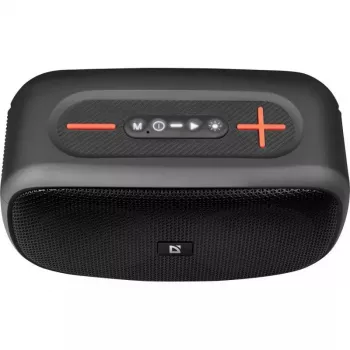 Defender Q5 Stereo nešiojamas Bluetooth garsiakalbis, 20 W, LED apšvietimas, FM radijas, TWS