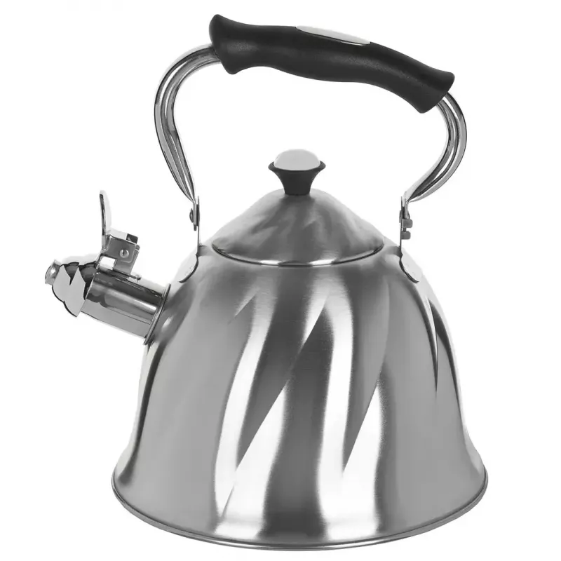 Virdulys Maestro MR-1305 — nerūdijančio plieno viryklės virdulys, 3,0 l, tinkamas indukcijai, švilpukas, atverčiamas dangtis