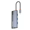 Dokingo stotelė ColorWay CW-HUB02 6-in-1 100W — daugiafunkcis šakotuvas su energijos tiekimu