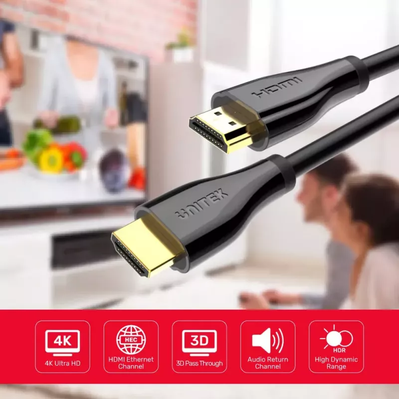 HDMI kabelis UNITEK C1047GB 1 m