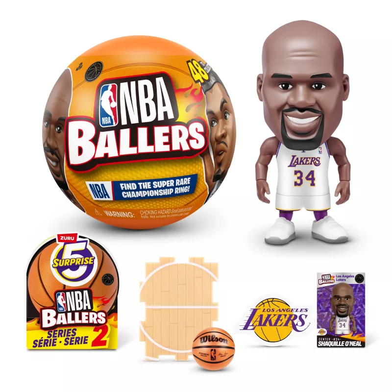 5 Surprise NBA Ballers Series 2, 3 m., įvairiaspalvė