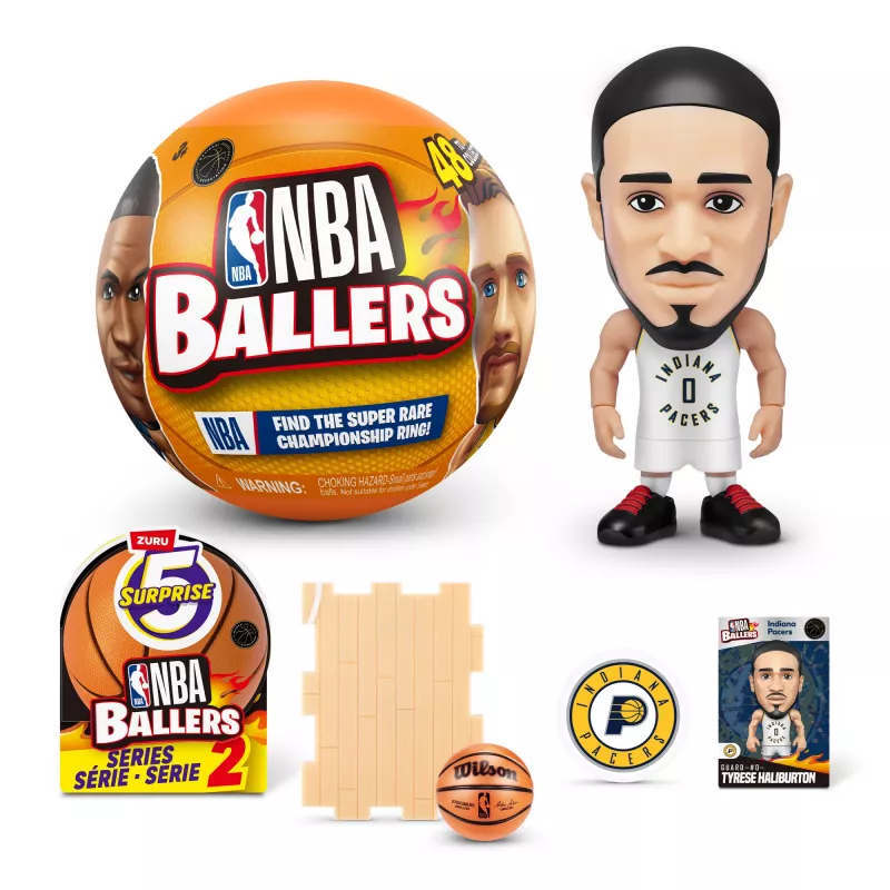 5 Surprise NBA Ballers Series 2, 3 m., įvairiaspalvė