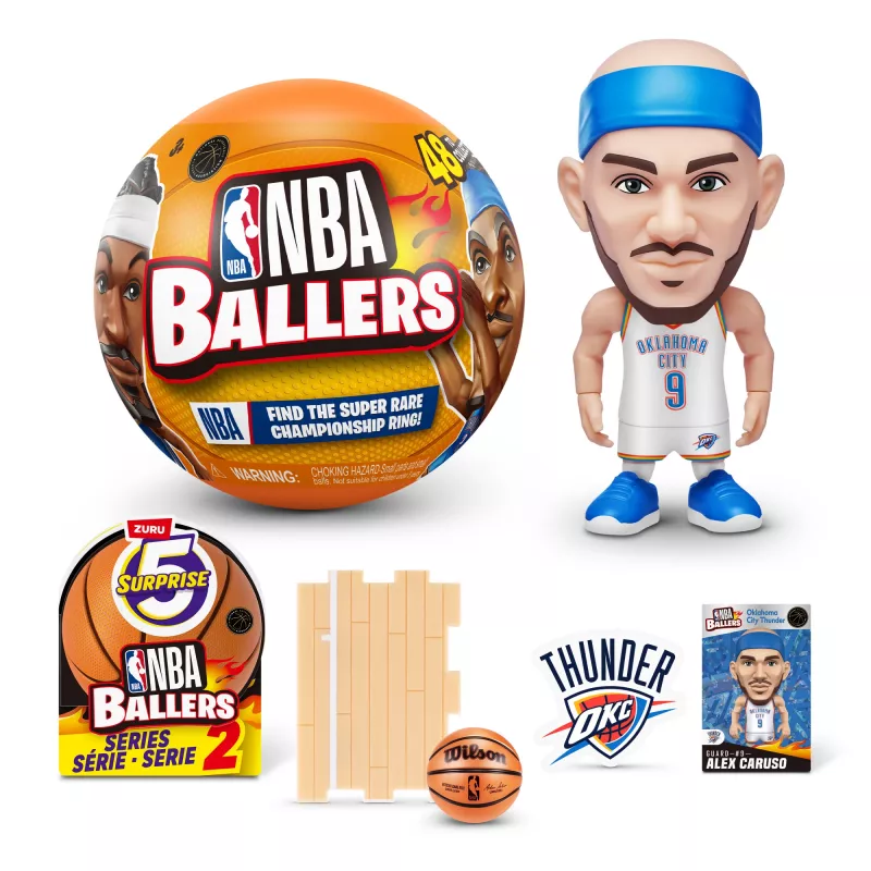 5 Surprise NBA Ballers Series 2, 3 m., įvairiaspalvė