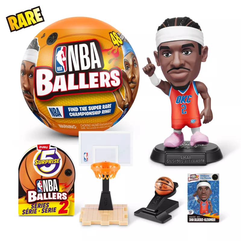 5 Surprise NBA Ballers Series 2, 3 m., įvairiaspalvė