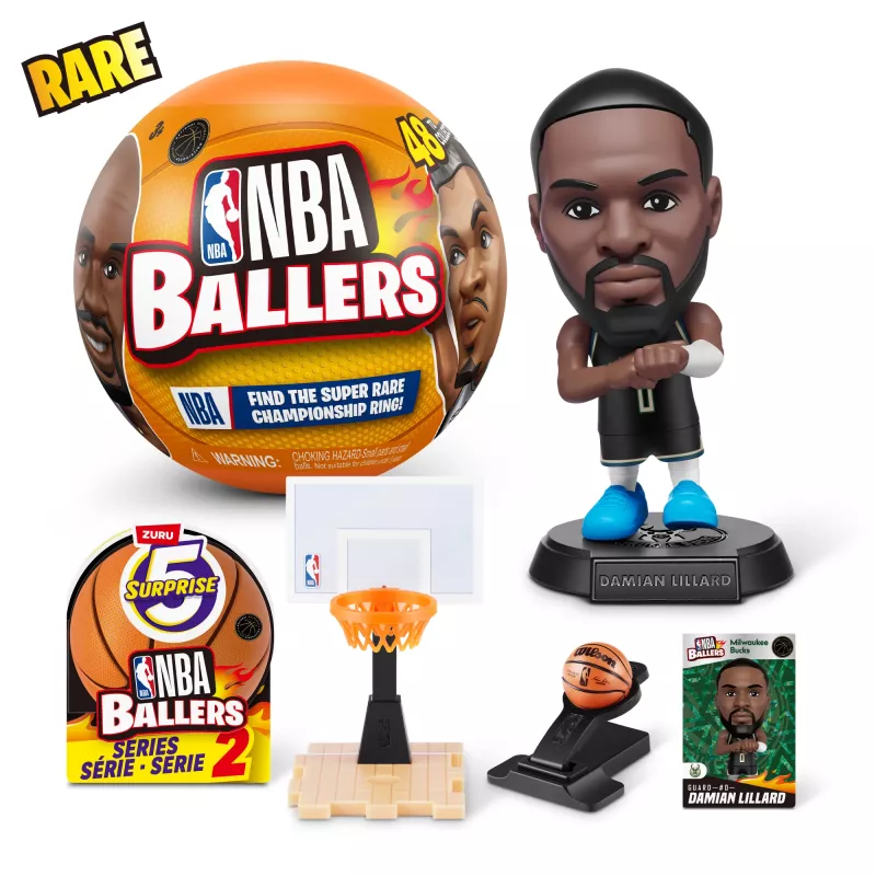 5 Surprise NBA Ballers Series 2, 3 m., įvairiaspalvė