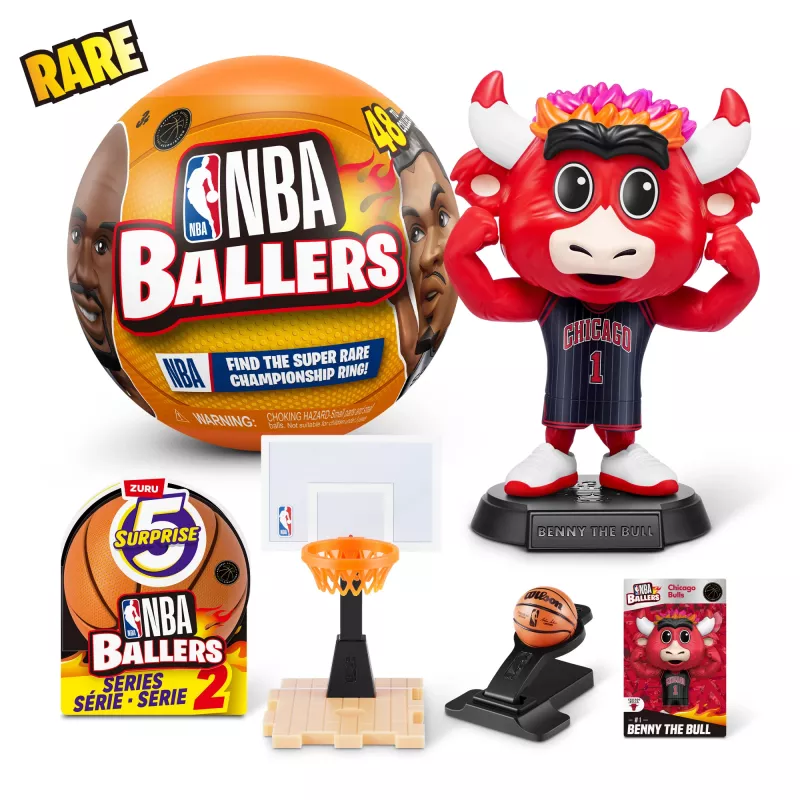 5 Surprise NBA Ballers Series 2, 3 m., įvairiaspalvė