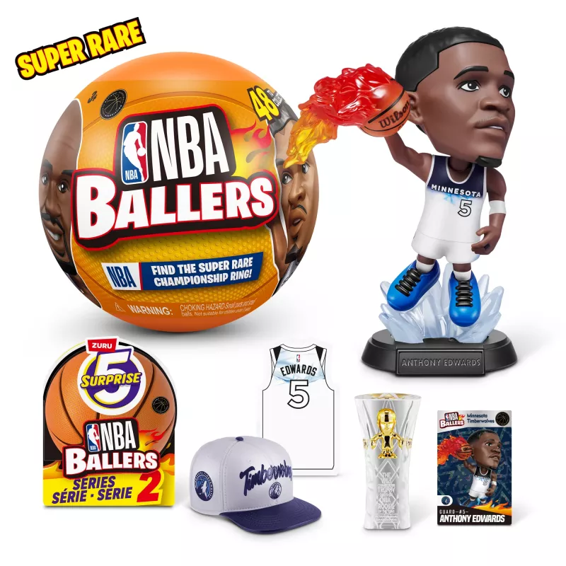 5 Surprise NBA Ballers Series 2, 3 m., įvairiaspalvė