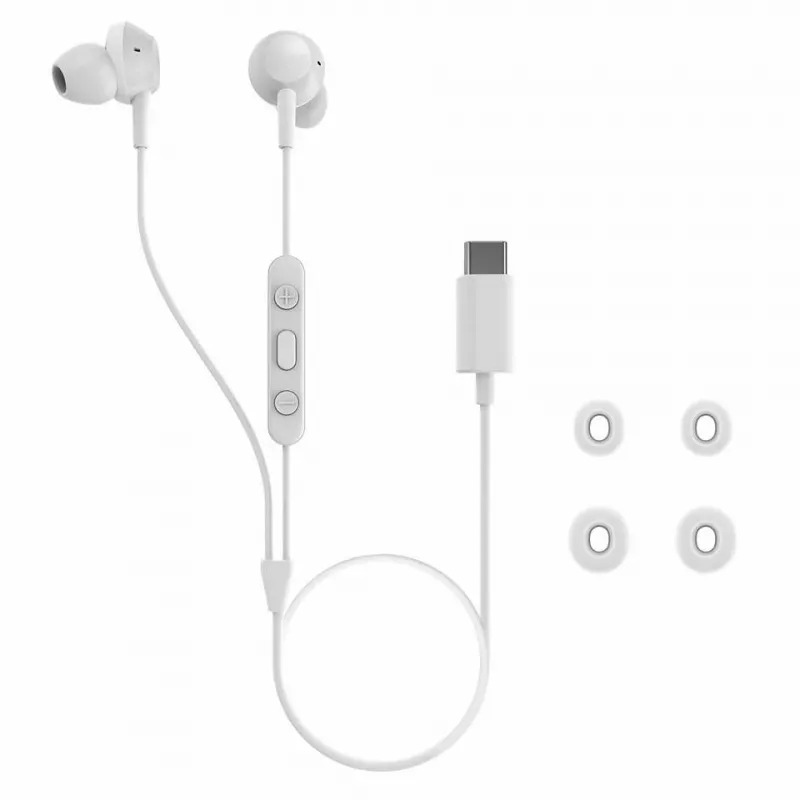 Philips TAE5008WT/00 ausinės / laisvų rankų įranga Laidinės Į ausis dedamos Skambučiai / Muzika USB Type-C Balta