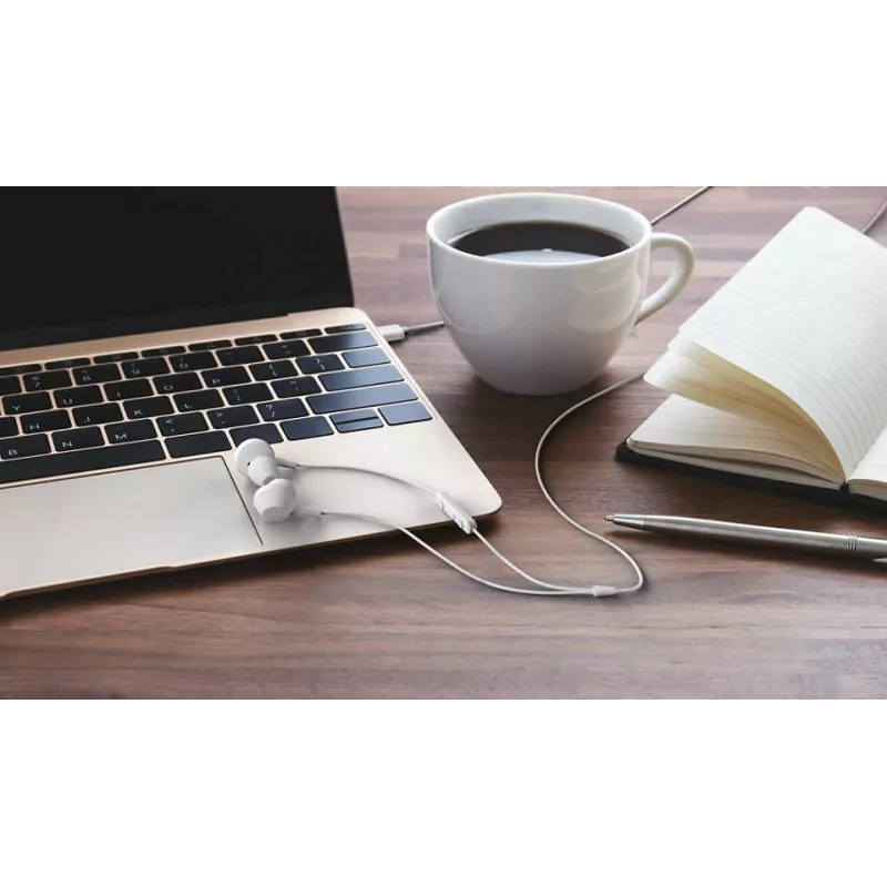 Philips TAE5008WT/00 ausinės / laisvų rankų įranga Laidinės Į ausis dedamos Skambučiai / Muzika USB Type-C Balta