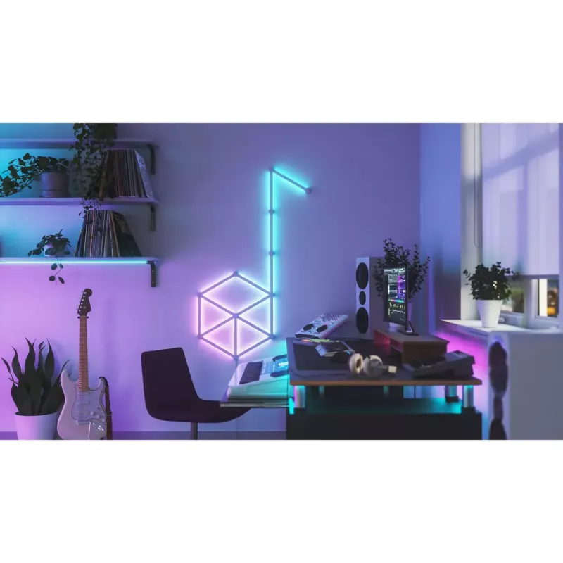 Nanoleaf Lines Starter Kit Other White RGB IP20 15 vnt.