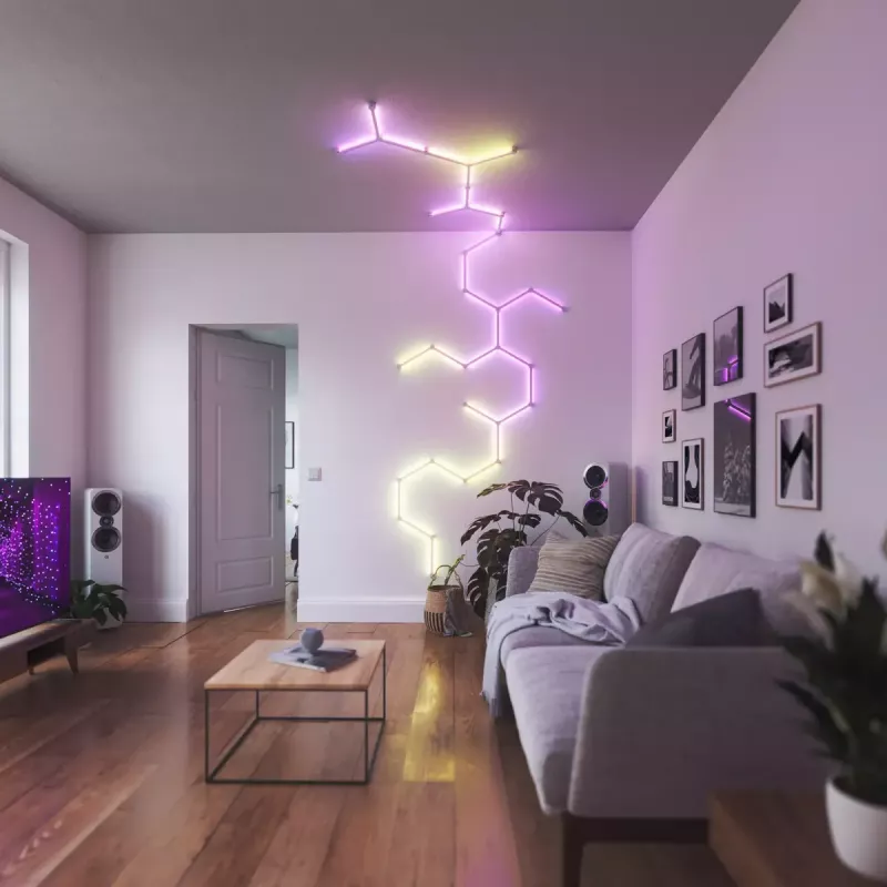 Nanoleaf Lines Starter Kit Other White RGB IP20 15 vnt.