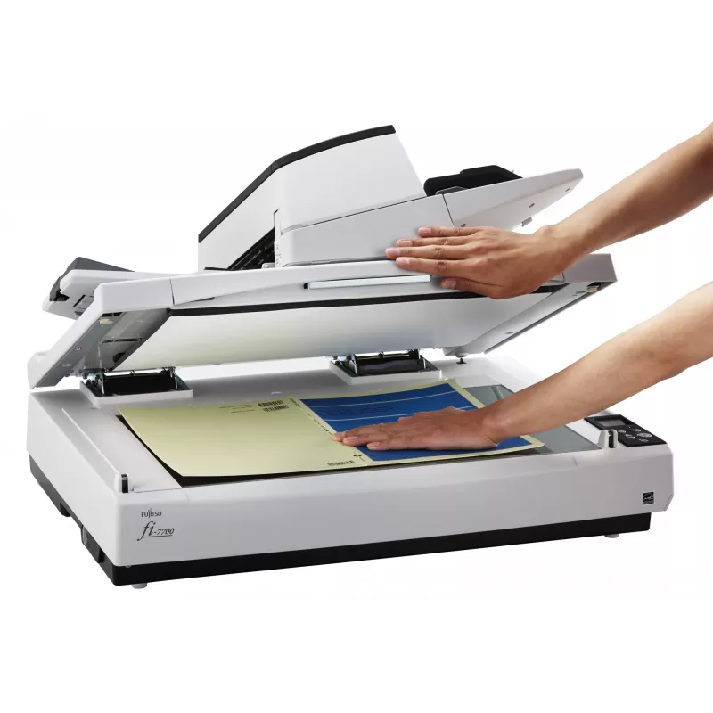 Ricoh fi-7700S plokščias ir ADF skaitytuvas 600 x 600 DPI A3 juodas, baltas