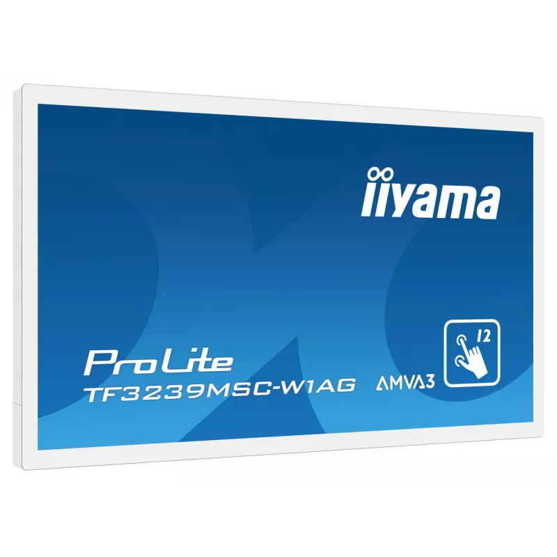 Monitor iiyama ProLite TF3239MSC-W1AG 31,5 colio (80 cm) Full HD 1920x1080 LED jutiklinis ekranas AMVA3 baltas
