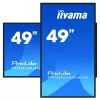 iiyama ProLite TF4939UHSC-B1AG kompiuterio monitorius 124,5 cm (49 coliai) 3840 x 2160 pikseliai 4K Ultra HD LED jutiklinis ekranas keliems naudotojams juodas