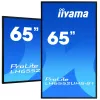 Skaitmeninės reklamos plokščiaekranis IIYAMA LH6552UHS-B1 64,5 col. IPS 4K 3840x2160 500 cd/m² Android 8.0 24/7 Juodas
