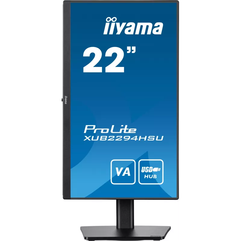 iiyama ProLite XUB2294HSU-B2 kompiuterio monitorius 54,6 cm (21,5 col.) 1920 x 1080 pikseliai Full HD LCD juodas