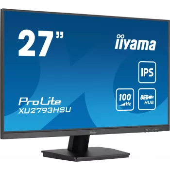 iiyama ProLite XU2793HSU-B6 kompiuterio monitorius 68,6 cm (27 colių) 1920 x 1080 pikselių Full HD LED juodas