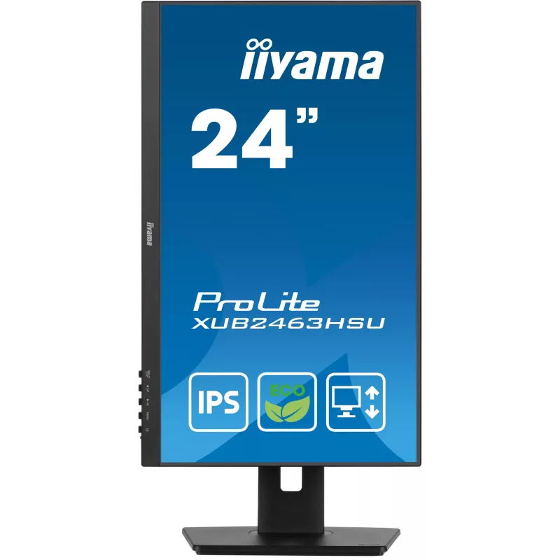 iiyama ProLite XUB2463HSU-B1 kompiuterio monitorius 60,5 cm (23,8 colio) 1920 x 1080 pikselių Full HD LED juodas