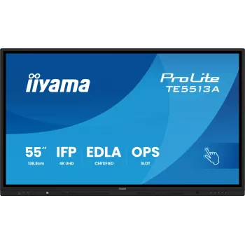 Liečiamasis ekranas IIYAMA TE5513A-B2AG 55 colių interaktyvus jutiklinis monitorius