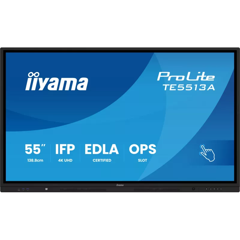 Liečiamasis ekranas IIYAMA TE5513A-B2AG 55 colių interaktyvus jutiklinis monitorius
