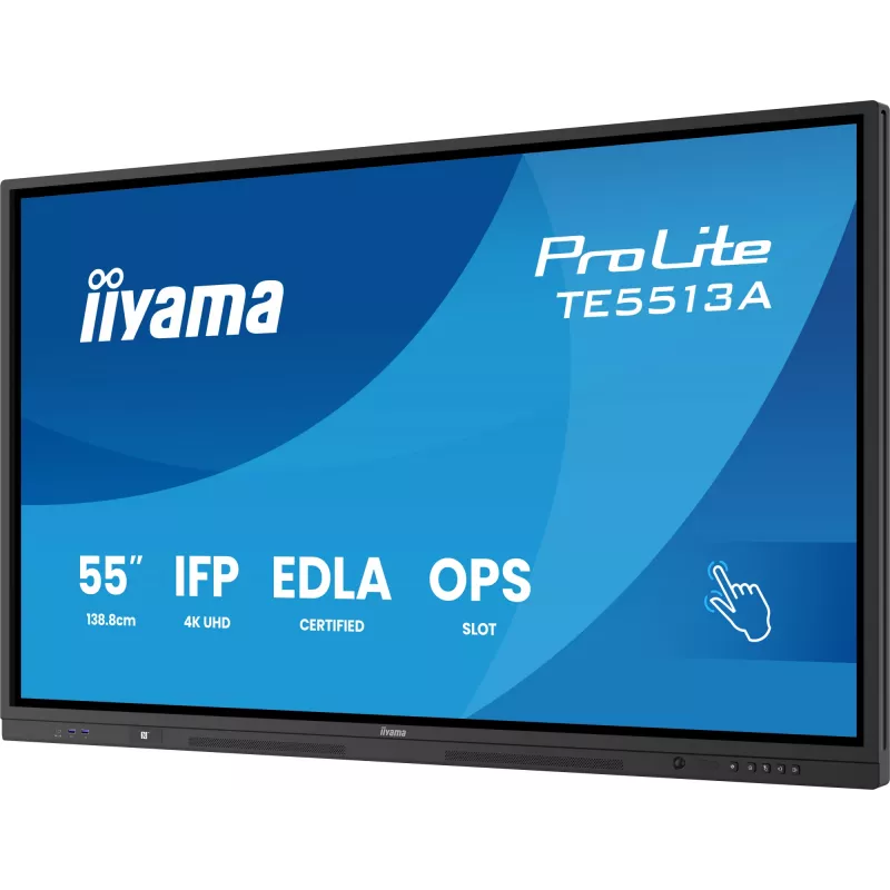Liečiamasis ekranas IIYAMA TE5513A-B2AG 55 colių interaktyvus jutiklinis monitorius