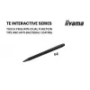 Interaktyvus plokščiasis ekranas IIYAMA TE6513A-B2AG 64,5 colio (163,8 cm) 4K UHD 500 cd/m² Wi‑Fi Android 24/7 jutiklinis ekranas