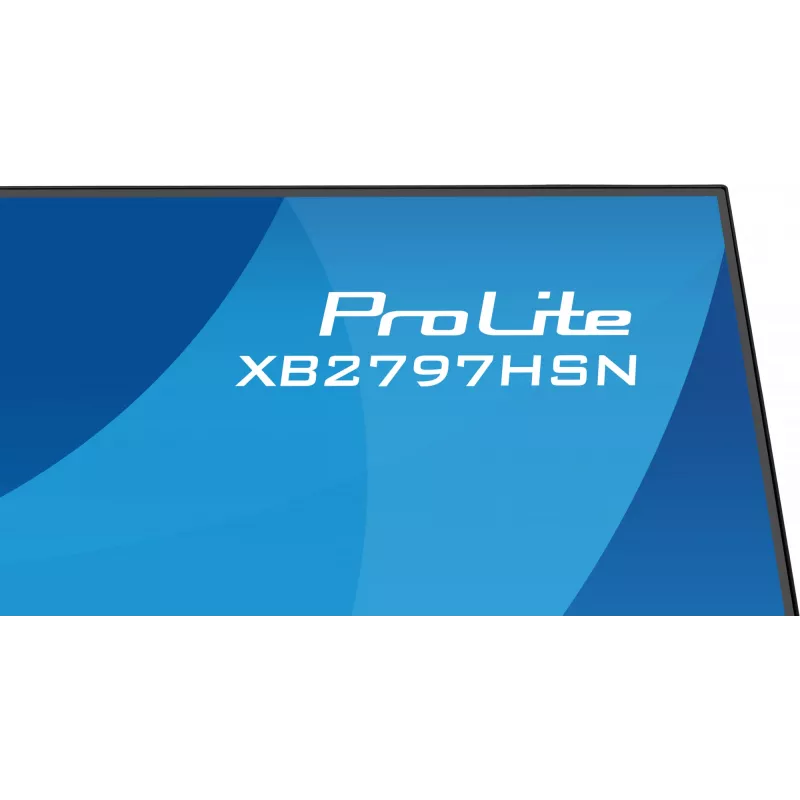 iiyama ProLite XB2797HSN-B1 kompiuterio monitorius 68,6 cm (27 col.) 1920 x 1080 pikselių Full HD LCD juodas