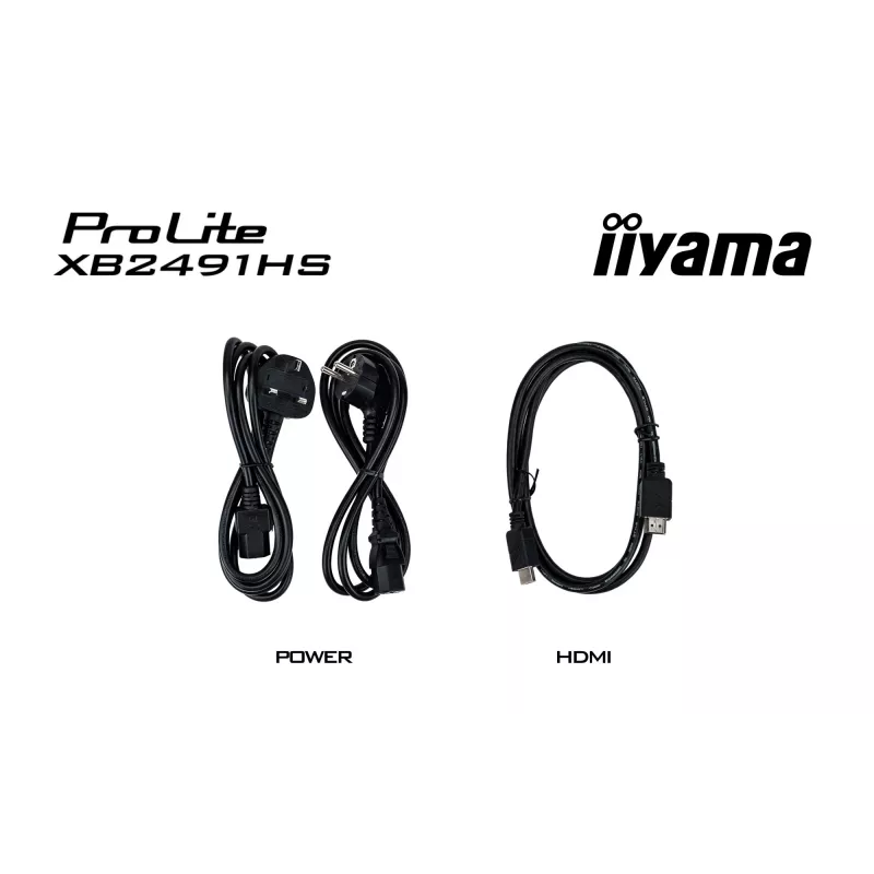 Monitorius IIYAMA XB2491HS-B1 60,5 cm (23,8 colio) 16:9 IPS su HDMI, DisplayPort ir įmontuotais garsiakalbiais