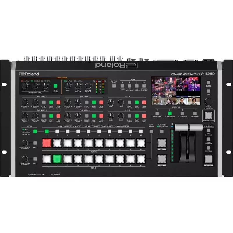 Video Switcher Roland V-160HD Composite USB Type-C 60Hz