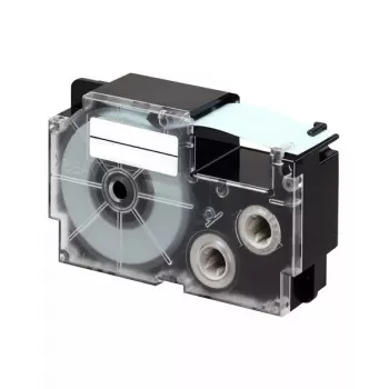 Etikečių gamybos juosta Casio XR-18RD1 Juoda ant raudonos