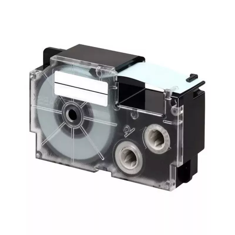 Etikečių gamybos juosta Casio XR-18RD1 Juoda ant raudonos