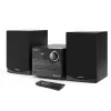 Namų garso mikrosistema „Sharp XL-B512(BK)“ – 45 W, vienas optinių diskų grotuvas, FM radijas, MP3, bananiniai garsiakalbių lizdai, juoda