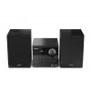 Namų garso mikrosistema „Sharp XL-B512(BK)“ – 45 W, vienas optinių diskų grotuvas, FM radijas, MP3, bananiniai garsiakalbių lizdai, juoda