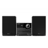 Namų garso mikrosistema „Sharp XL-B512(BK)“ – 45 W, vienas optinių diskų grotuvas, FM radijas, MP3, bananiniai garsiakalbių lizdai, juoda
