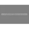 GBC vielinės įrišimo spiralės 3:1 NO5 8mm A4, balta, 3 lapai, metalas, A4, 8 mm, 202 mm
