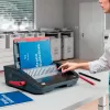 GBC CombBind® CB25E elektrinis įrišimo aparatas, šukinio įrišimo aparatas, elektrinis, 390 lapų, juoda, raudona