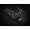 Kensington KM270 EQ Įkraunamas stalo komplektas – belaidis, belaidis, RF belaidis + Bluetooth, membraninis, QWERTZ, juodas, pelė įtraukta