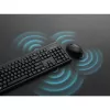 Kensington KM270 EQ Įkraunamas stalo komplektas – belaidis, belaidis, RF belaidis + Bluetooth, membraninis, QWERTZ, juodas, pelė įtraukta