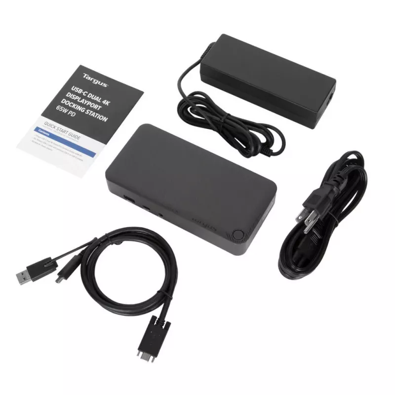 Targus DOCK315EUZ sąsajos šakotuvas USB 3.2 Gen 1 (3.1 Gen 1) Type-A + Mini DisplayPort 1.2 Juodas