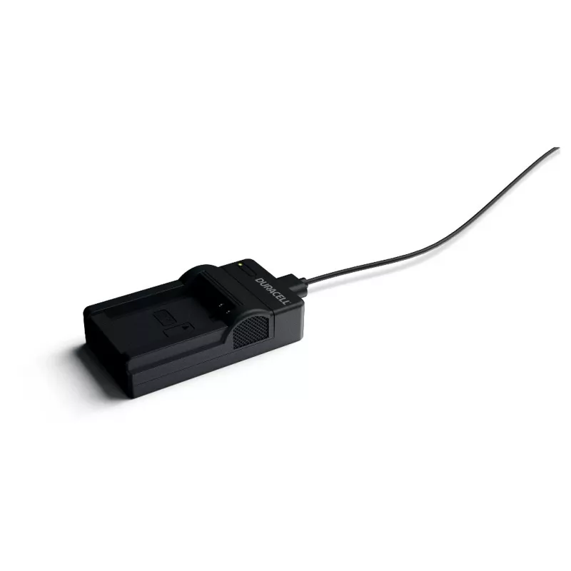 Duracell skaitmeninio fotoaparato akumuliatoriaus įkroviklis, USB, vidinis akumuliatoriaus įkroviklis, Canon NB-10L, juodas, 5 V, 5 V