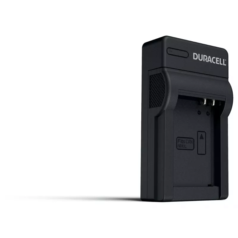 Duracell skaitmeninio fotoaparato akumuliatoriaus įkroviklis, USB, vidinis akumuliatoriaus įkroviklis, Canon NB-10L, juodas, 5 V, 5 V