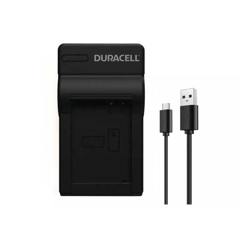 Duracell skaitmeninio fotoaparato akumuliatoriaus įkroviklis, USB, vidinis akumuliatoriaus įkroviklis, Canon NB-10L, juodas, 5 V, 5 V