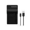 Duracell skaitmeninio fotoaparato baterijos įkroviklis, USB, vidaus akumuliatoriaus įkroviklis, Sony NP-FW50, juoda, 5 V, 5 V