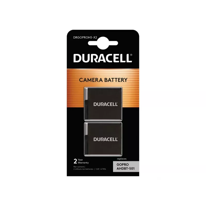 Duracell DRGOPROH5-X2 fotoaparato/vaizdo kameros baterija 1250 mAh