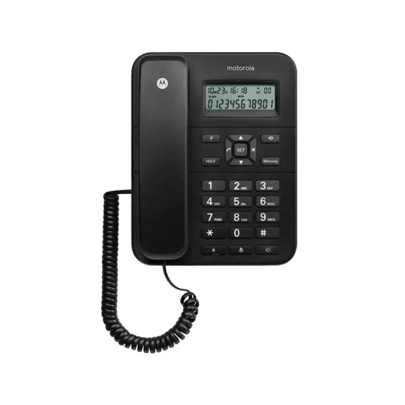 Motorola CT202 Analoginis telefonas Skambintojo ID Juoda
