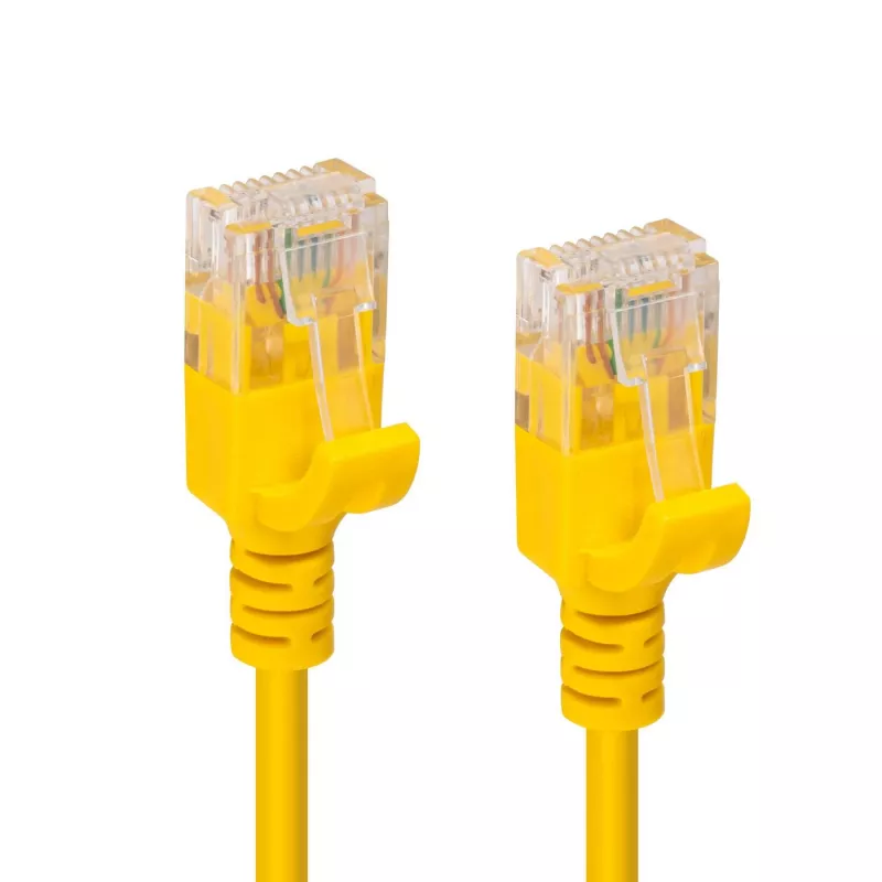 Microconnect V-UTP6A015Y-plonas tinklo kabelis Geltona 1,5 m Cat6a U/UTP (UTP)